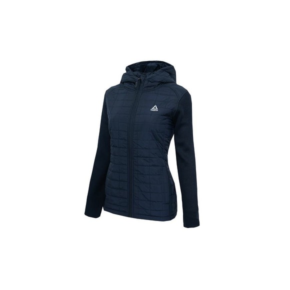Reebok Quilted Knit Blue Jacket * Cozy Comfort in Women’s Size Medium wom801 - Picture 2 of 10